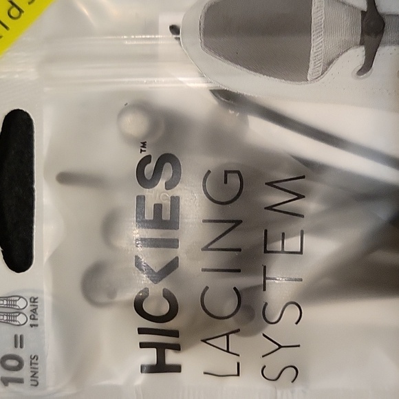 Hickies lacing system-black, kids size New - Picture 4 of 8